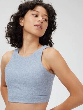 Outdoor Voices Blue Venus Medium Bra